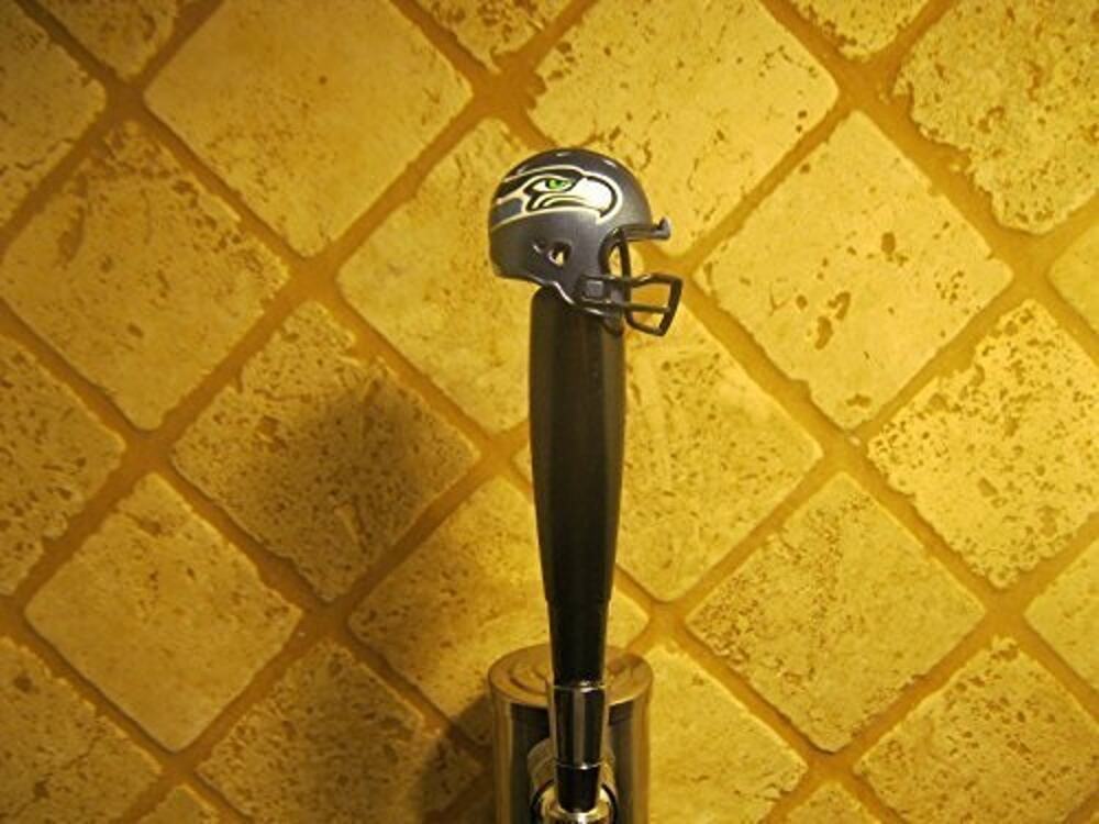 Seattle Seahawks Beer Tap Handle Team Football Keg Kegerator Wood Super Bowl